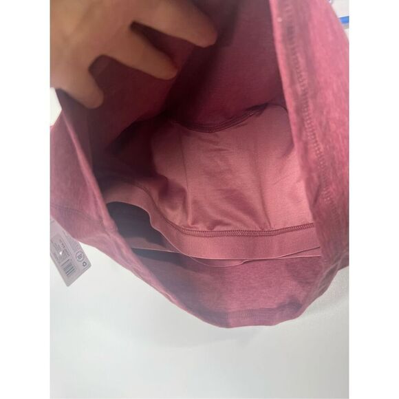 Jockey Supersoft Strappy Bra Mesa Ridge Heather Pink Mauve Sports Jog Bra NWT! - Picture 4 of 7